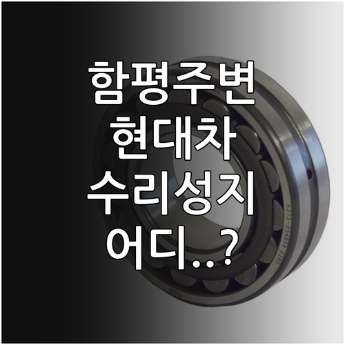 함평 인근 현대자동차 직영 서비스센터..