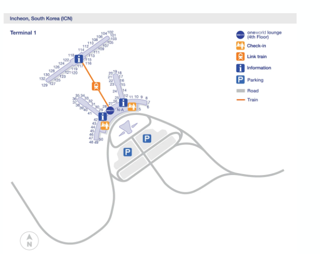 인천공항 원월드 라운지 위치