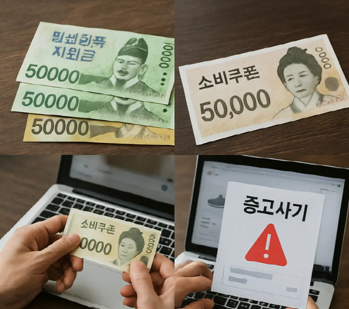 민생회복 지원금 소비쿠폰 중고거래사기피해