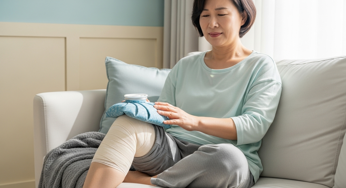 무릎 수술 후 붓기가 오래가는 이유
