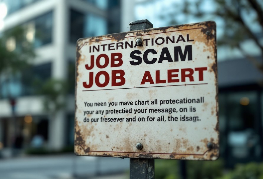 '고수익 해외 취업' 광고에 대한 국민들의 각별한 주의가 요구