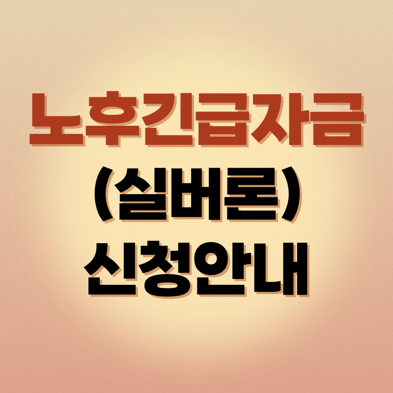 노후긴급자금