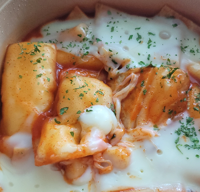 럭키 모짜라이스롤 떡볶이