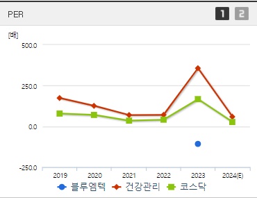 블루엠텍 주가전망 PER (1008)