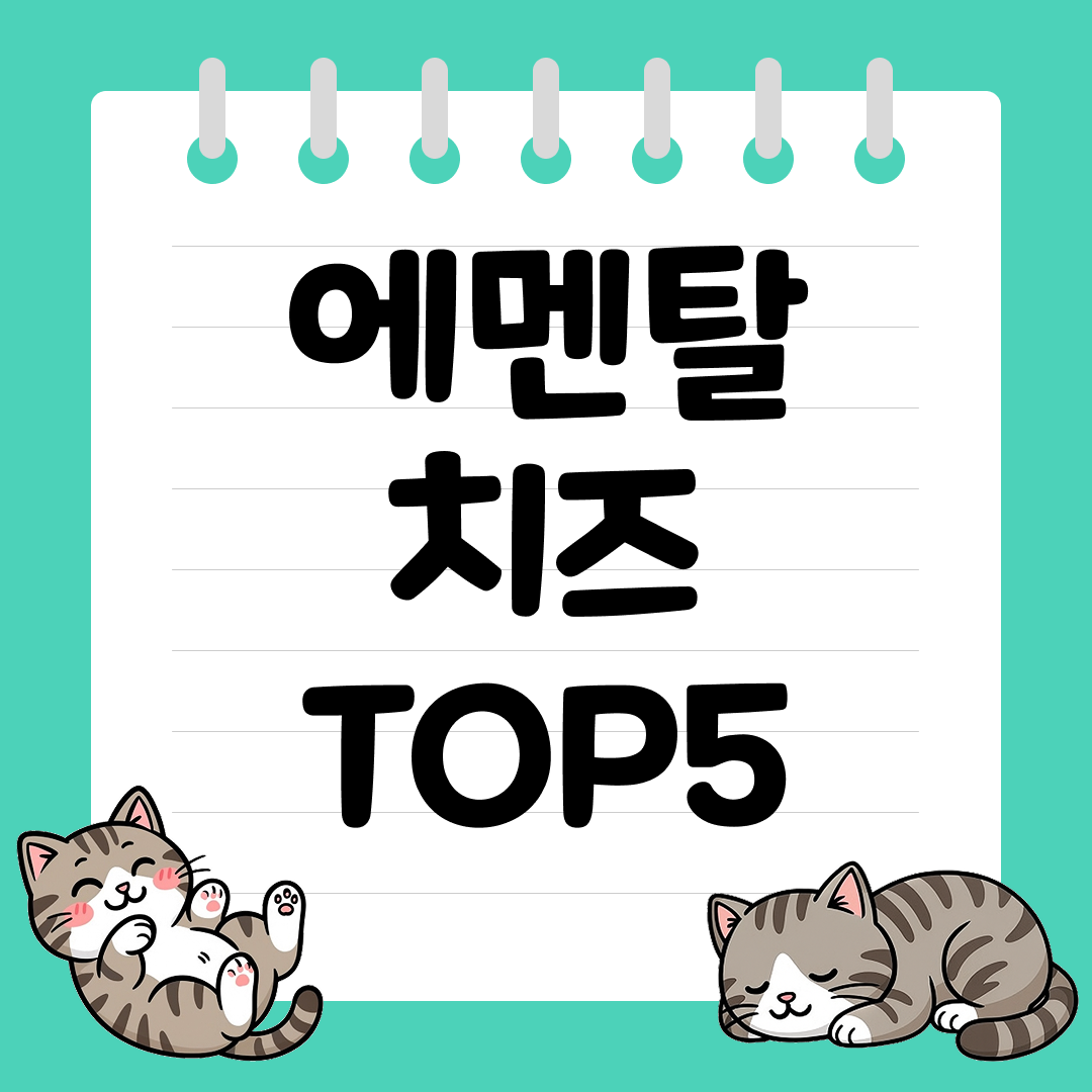 부드럽고 고소한 풍미의 에멘탈 치즈 추천 순위 TOP5