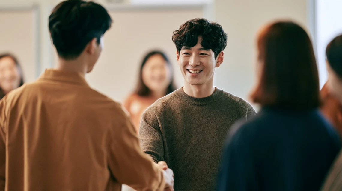 첫 모임 전날 밤 잠들지 못하고 뒤척이는 모습