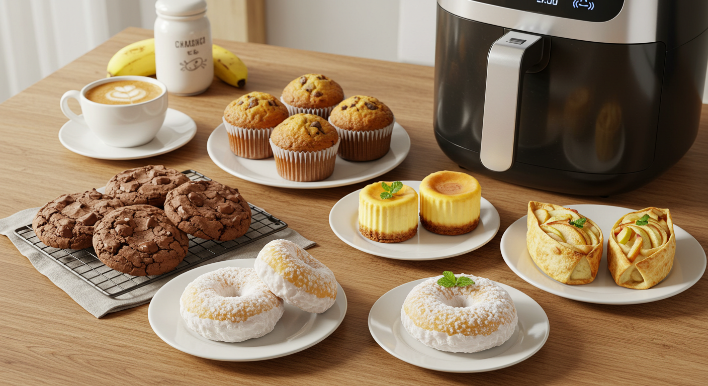 에어프라이어 홈베이킹 추천 – 집에서 쉽게 만드는 디저트 BEST 5