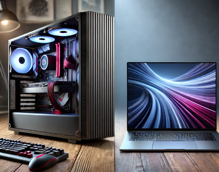 노트북과 데스크탑 관련 이미지