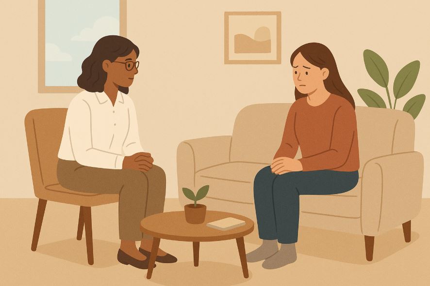 adhd심리상담 받는 모습 이미지