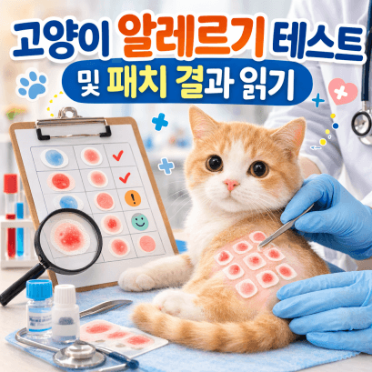 고양이 알레르기 테스트, 검사 종류와 패치테스트 결과 해석&middot;확인법