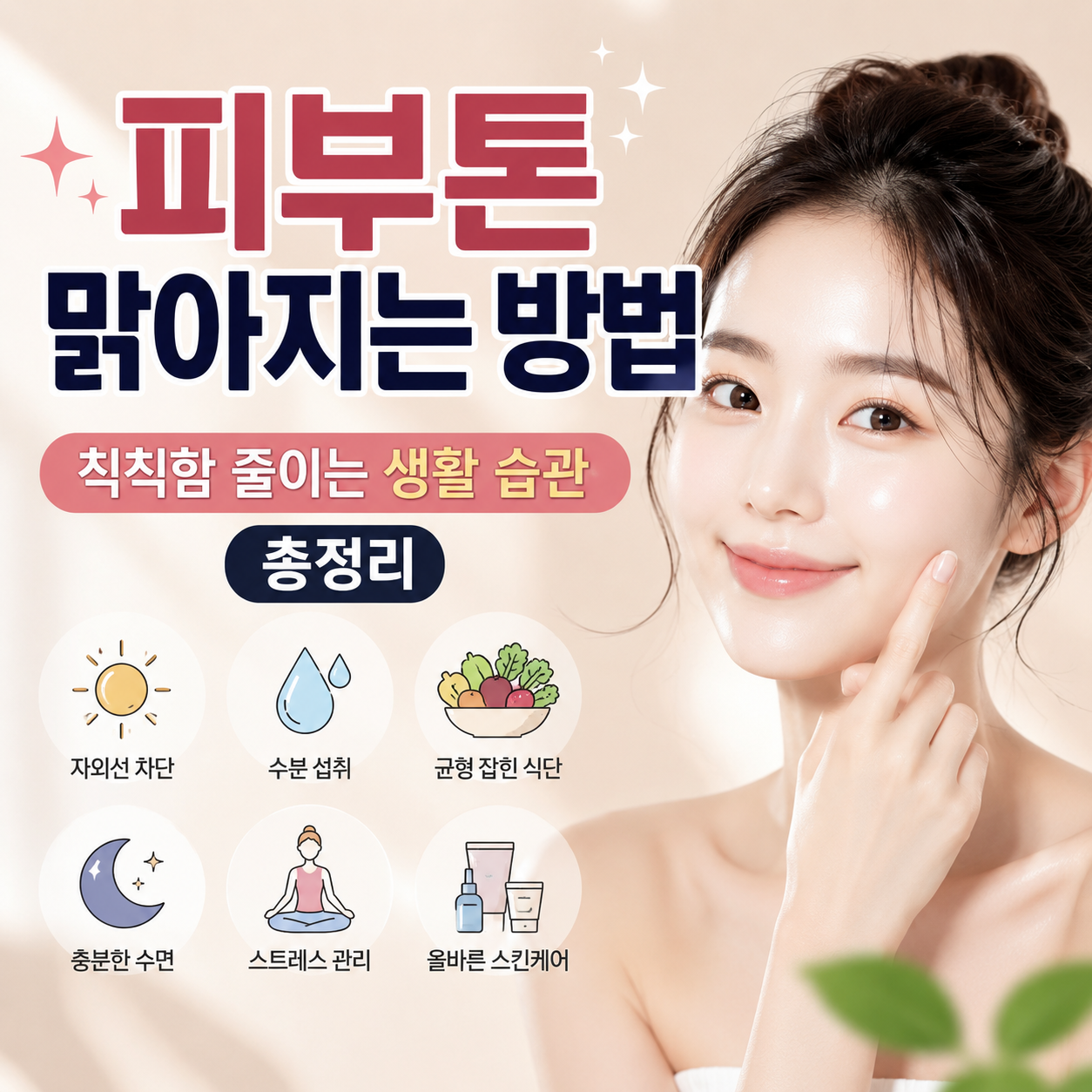 피부톤 맑아지는 방법