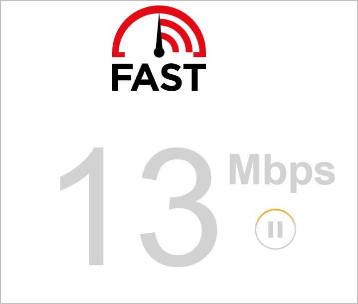 패스트 인터넷 속도 측정 사이트