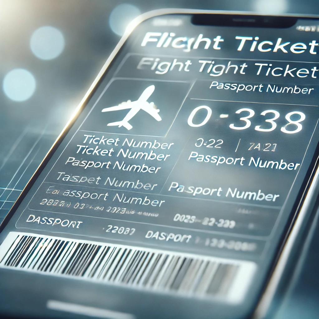 항공권 번호