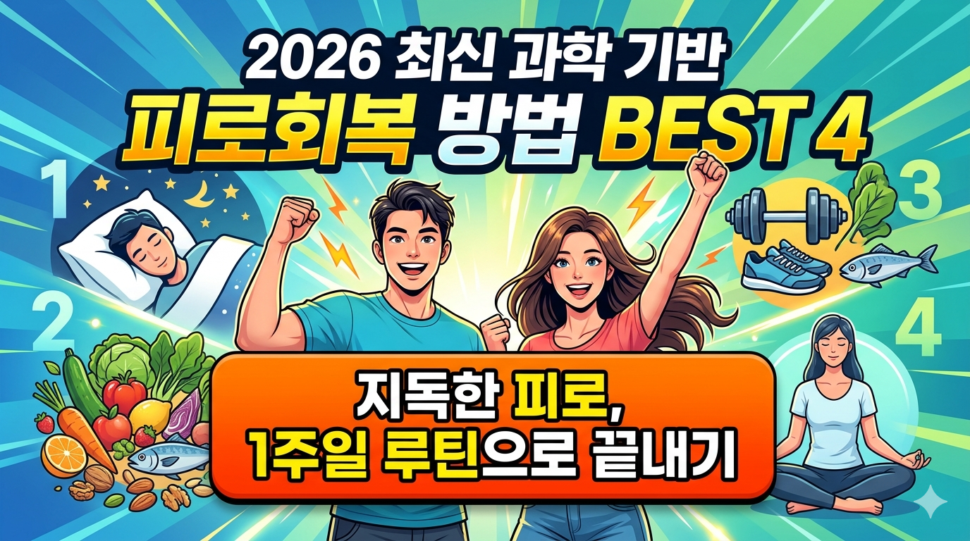 피로회복 방법