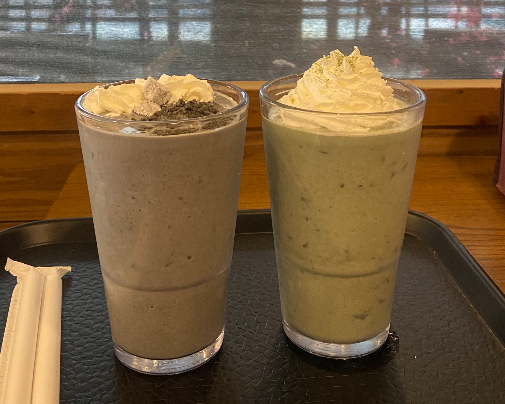 까망 크림 프라푸치노, 쑥떡 크림 프라푸치노