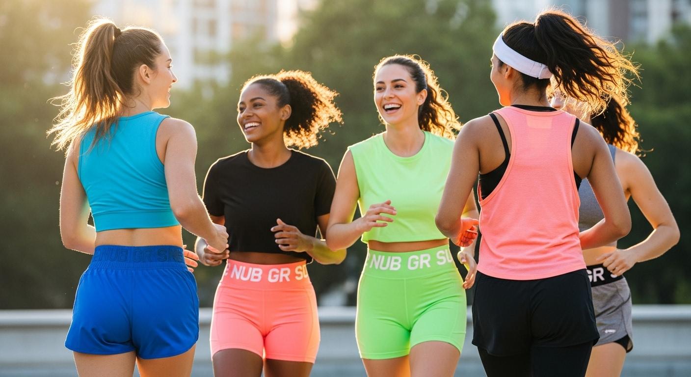 여성 반바지 운동복