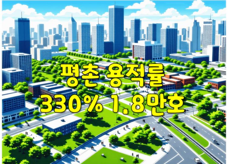 평촌-신도시-용적률-330%-1만8천호-공급