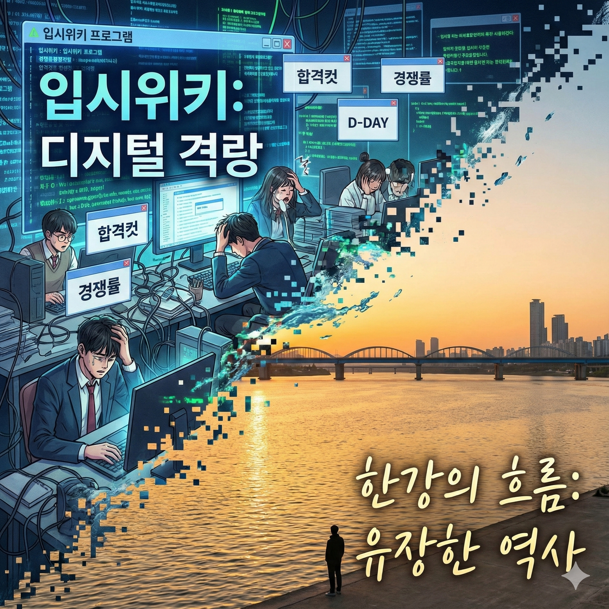 입시위키 프로그램과 한강의 흐름으로 정시 전략 준비 중