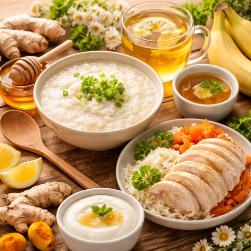 장염 후 먹기 좋은 죽과 차
