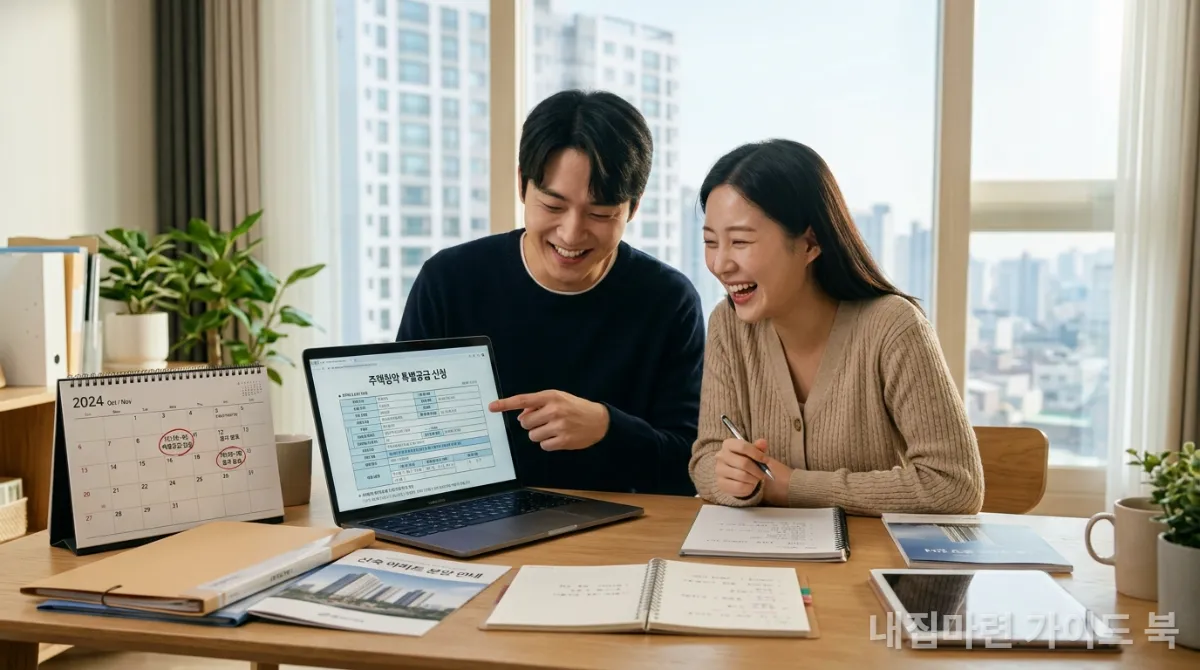 신혼부부 특별공급 청약 전략을 세우는 한국 신혼부부