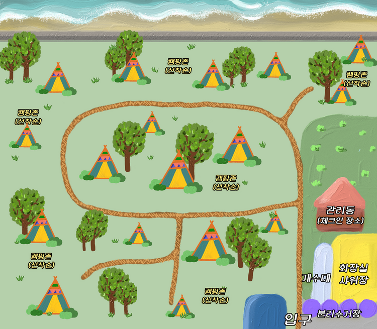 전북 고창 구시포 노을캠핑장 소개