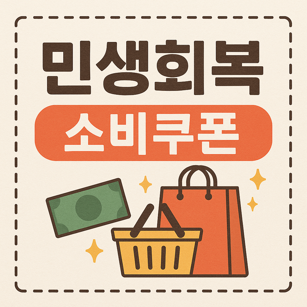 2025 민생회복 소비쿠폰, 얼마나 받고 어떻게 써야 할까?