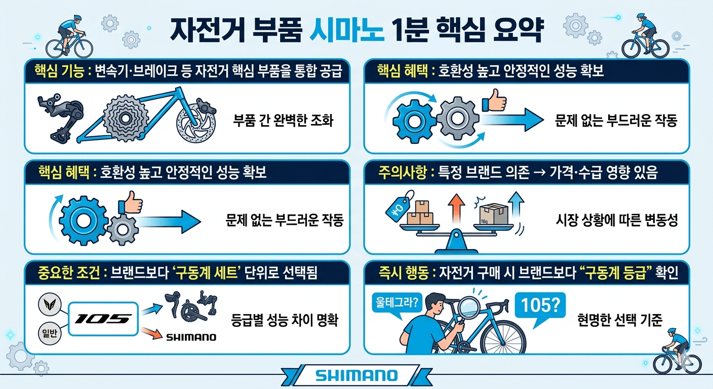 구동계 시장 독점의 이유와 등급 총정리