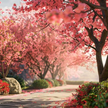 2024 양재천 벚꽃 등축제 경치 12