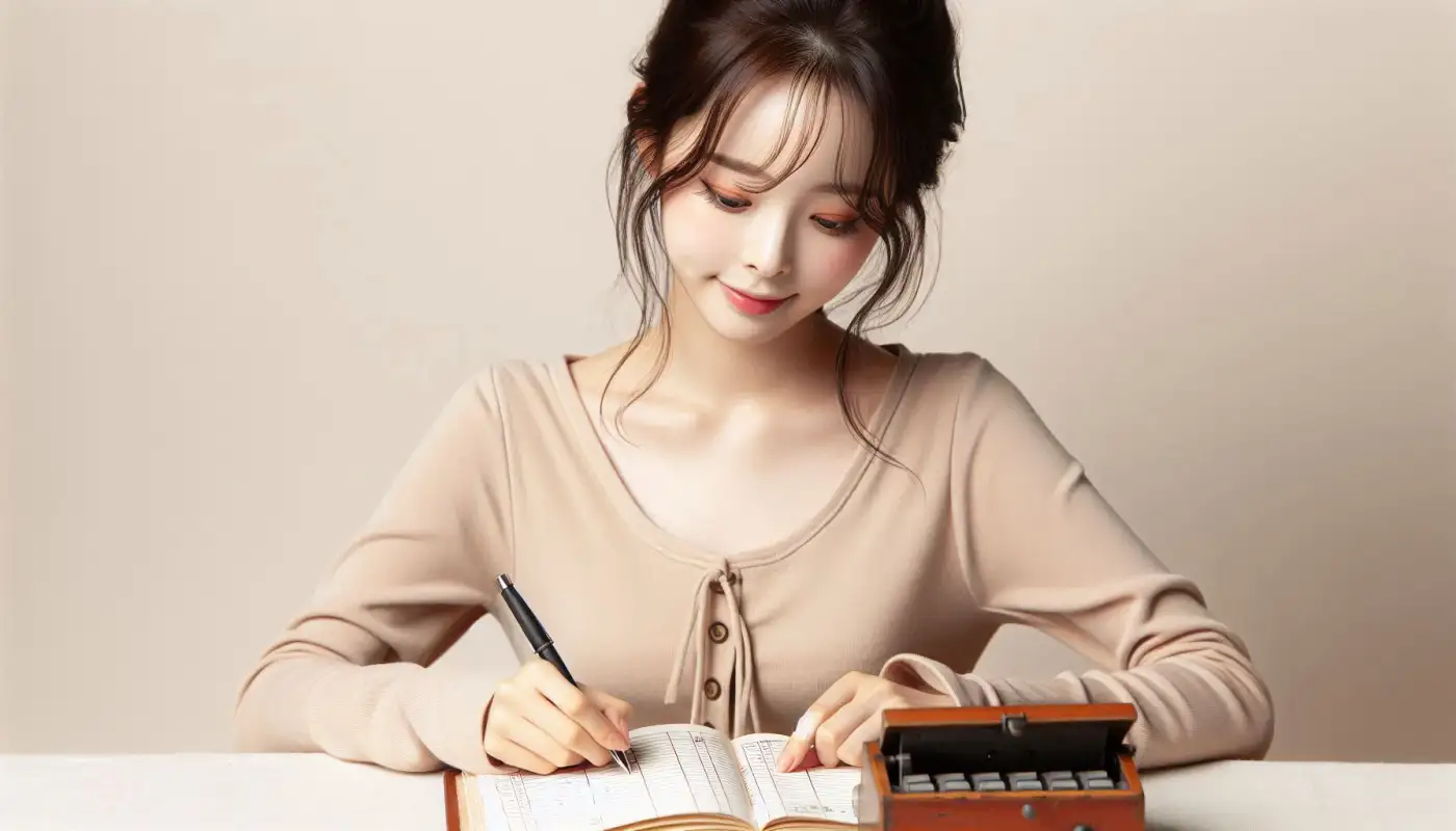 대만-돈-계산-방법을-알아보고-자산관리하는-여성의-모습