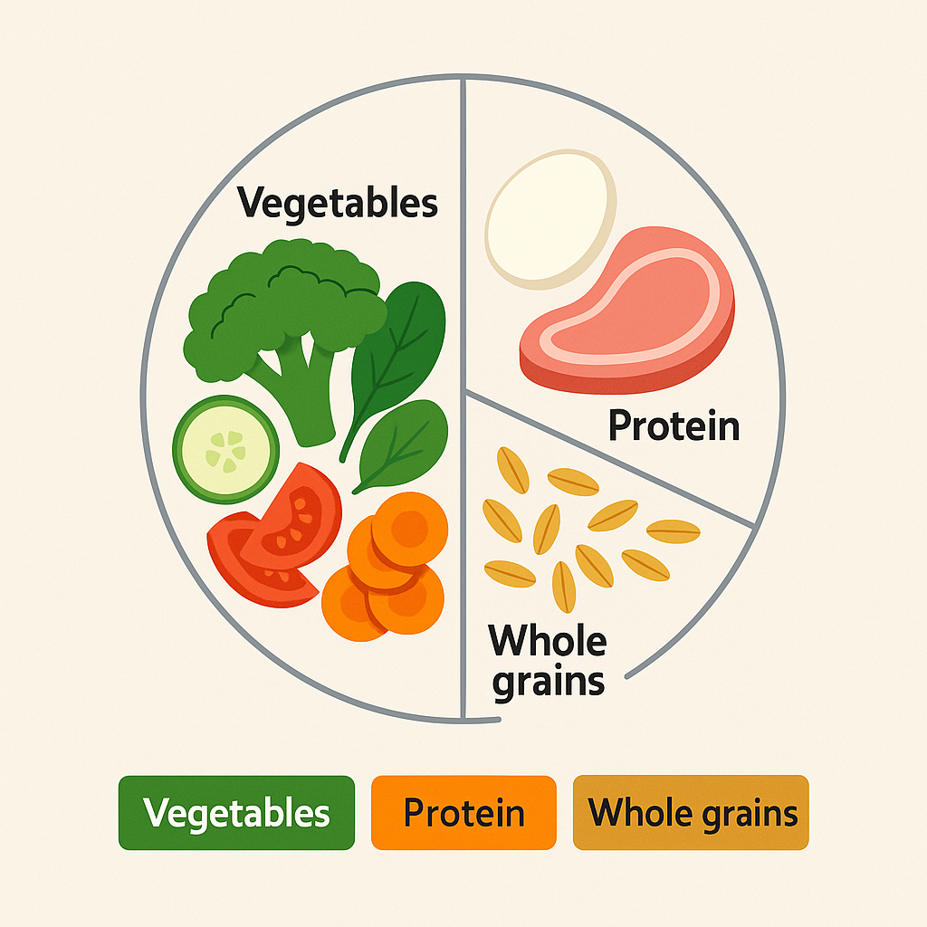 건강한 식단 인포그라픽