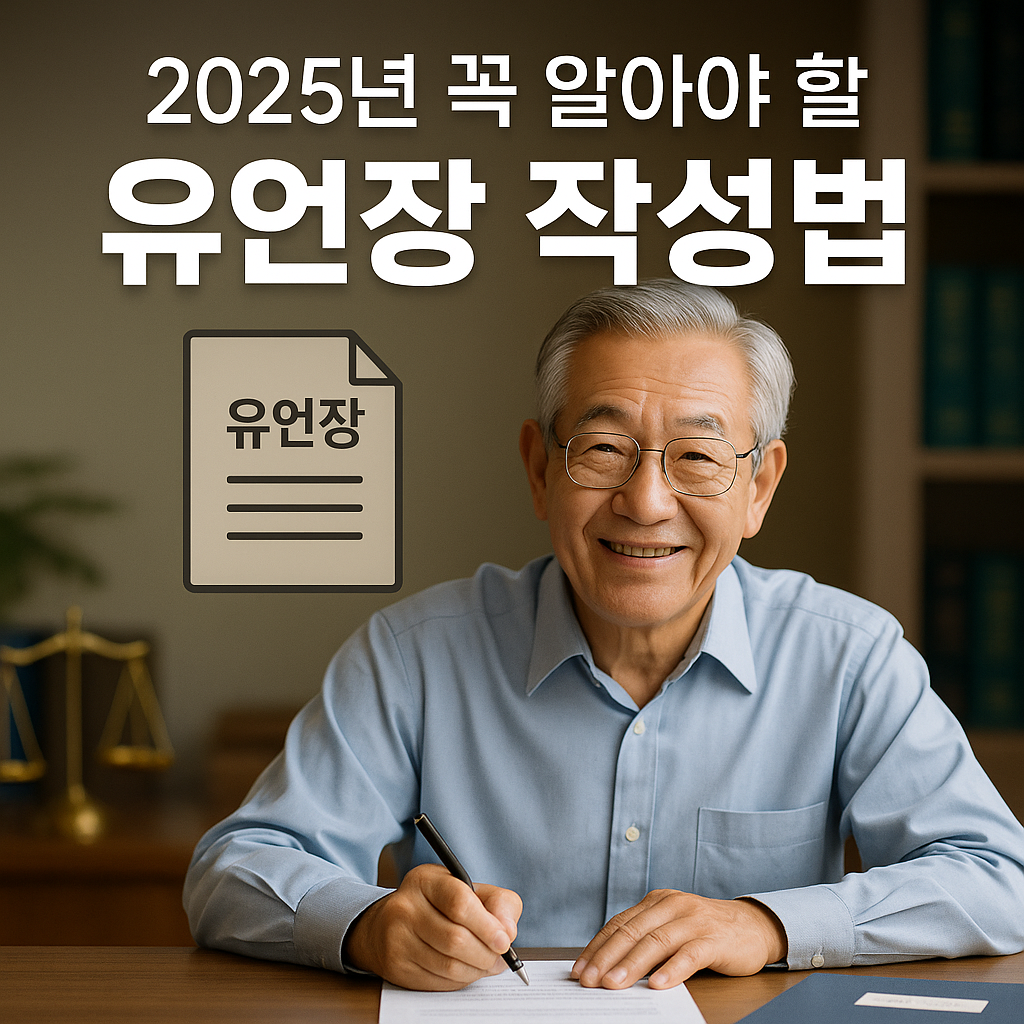 2025년 유언장 작성법 완벽 가이드! 유언장의 의미와 종류, 법적 요건, 작성 절차, 주의사항, 실제 사례까지 한눈에 정리했습니다.