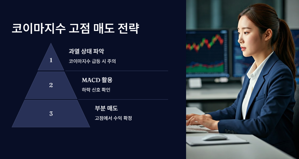 코이마지수가 높을 때(고점) 매도 전략