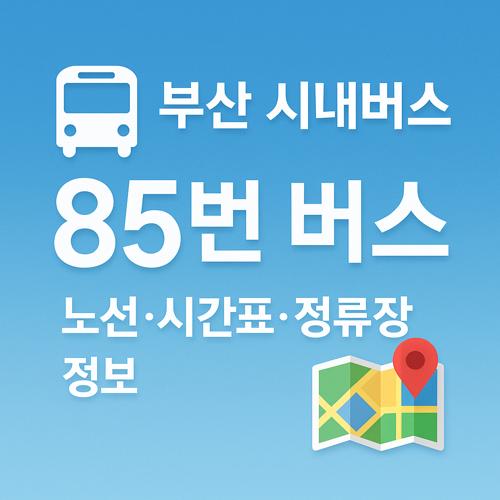 부산 85번 버스 노선 섬네일