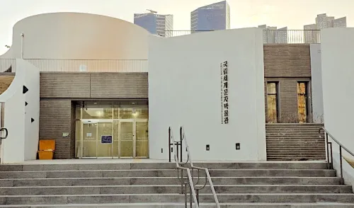 송도 국립세계문자박물관 두루마리 모양 독특한 건축 외관