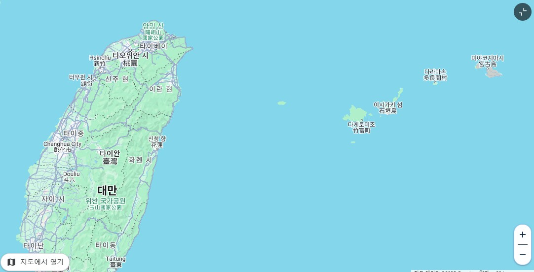 이시가키시 섬 위치