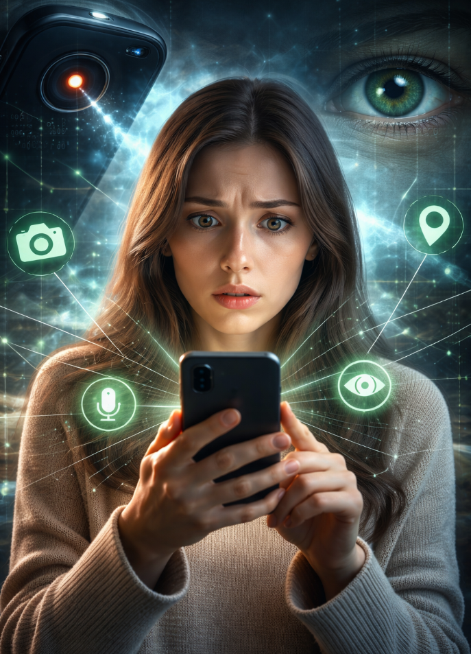 스마트폰 감시 차단 관련 사진