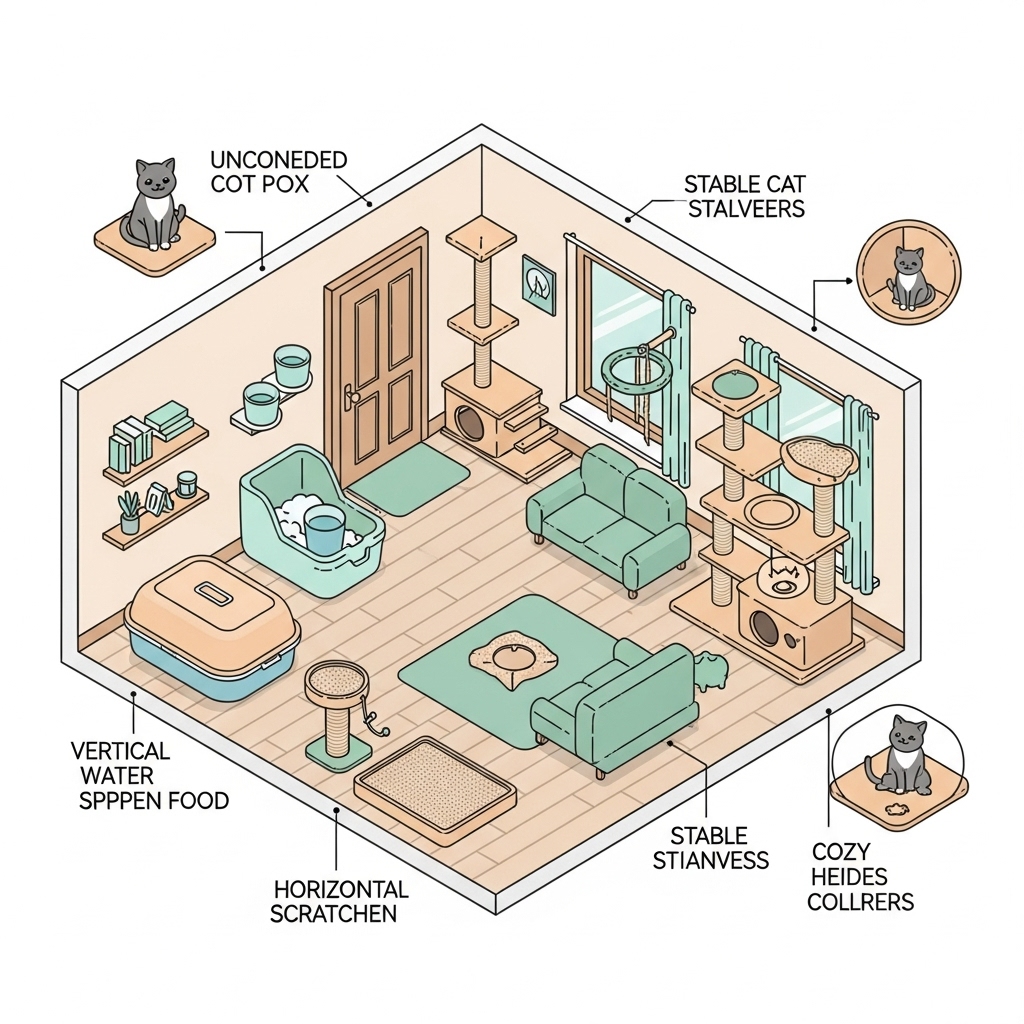 해결 셋업: 방·가구·도구 배치 체크리스트
