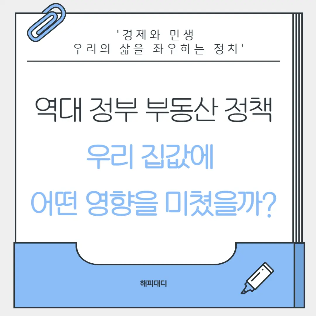 역대 정부 부동산 정책