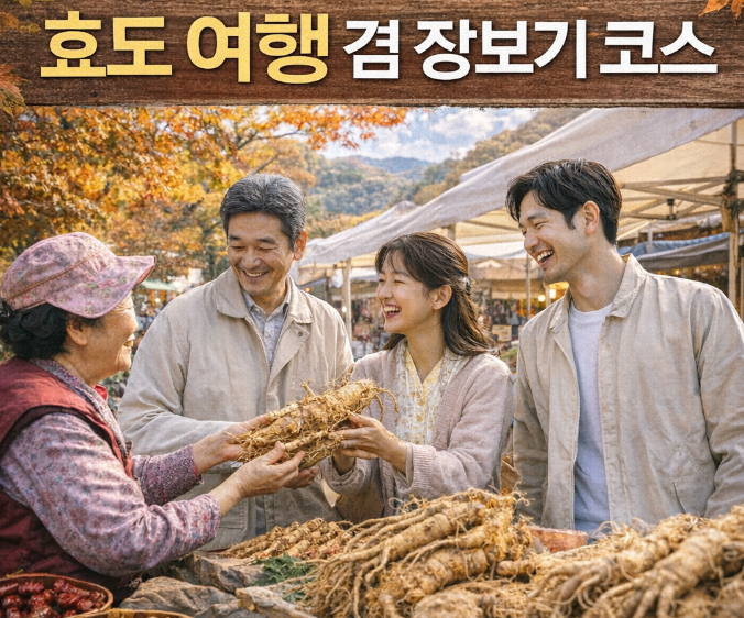 효도 여행 겸 장보기 코스 관련 사진