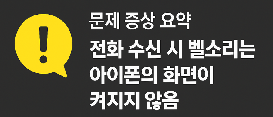 문제 증상 요약