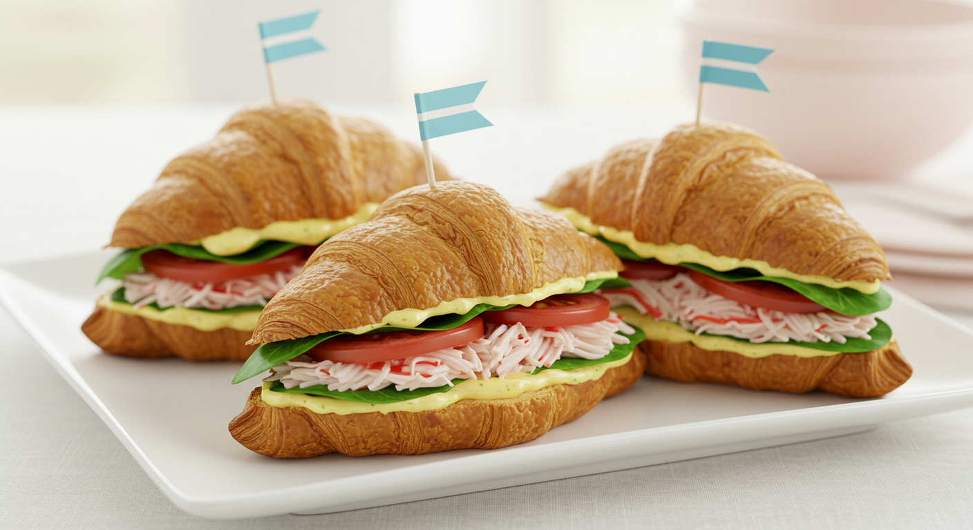 크루아상 샌드위치