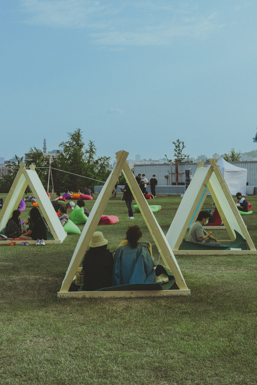 청와대-텐트-휴게실-휴식-헬기장