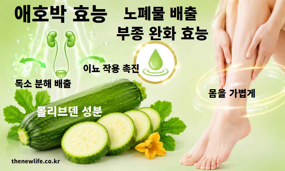 애호박 효능 노폐물 배출 부종 완화