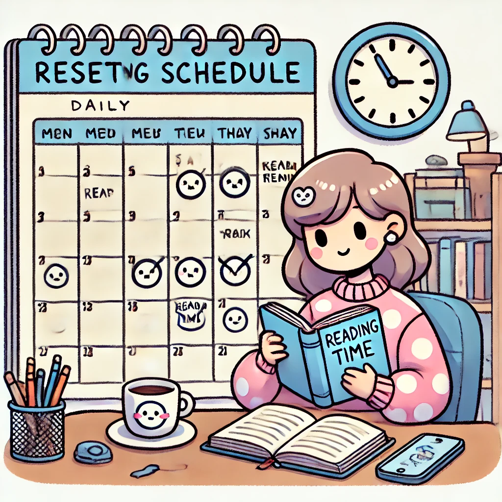 하루 일정을 &lsquo;리셋&rsquo;