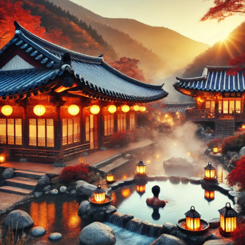 온천 관련 이미지