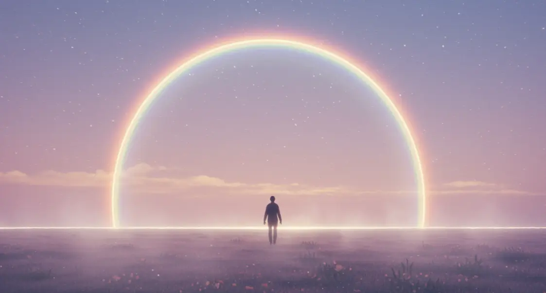 무지개 아래를 걷는 꿈