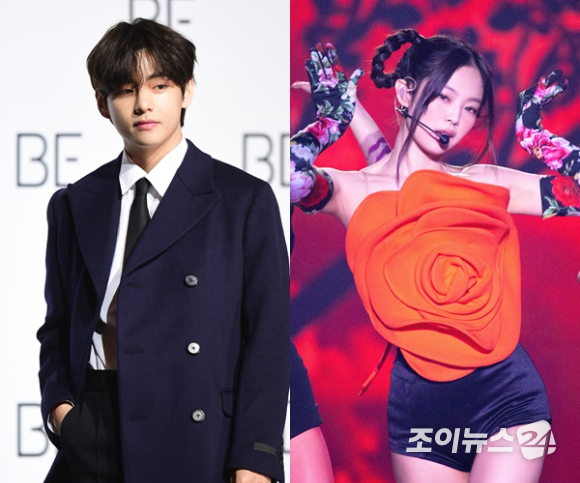 방탄소년단 뷔, 블랙핑크 제니 [사진=조이뉴스24 DB]