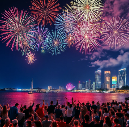 여의도불꽃축제그림