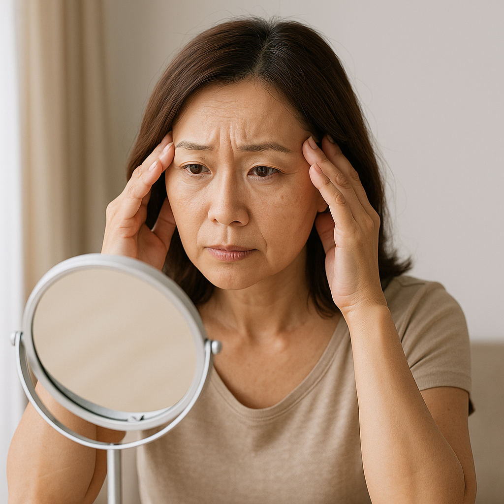 갱년기 초기 증상 사진