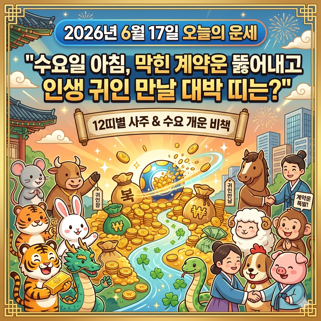 6월17일 오늘의 운세